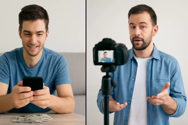 Ganar dinero viendo videos vs crear contenido propio