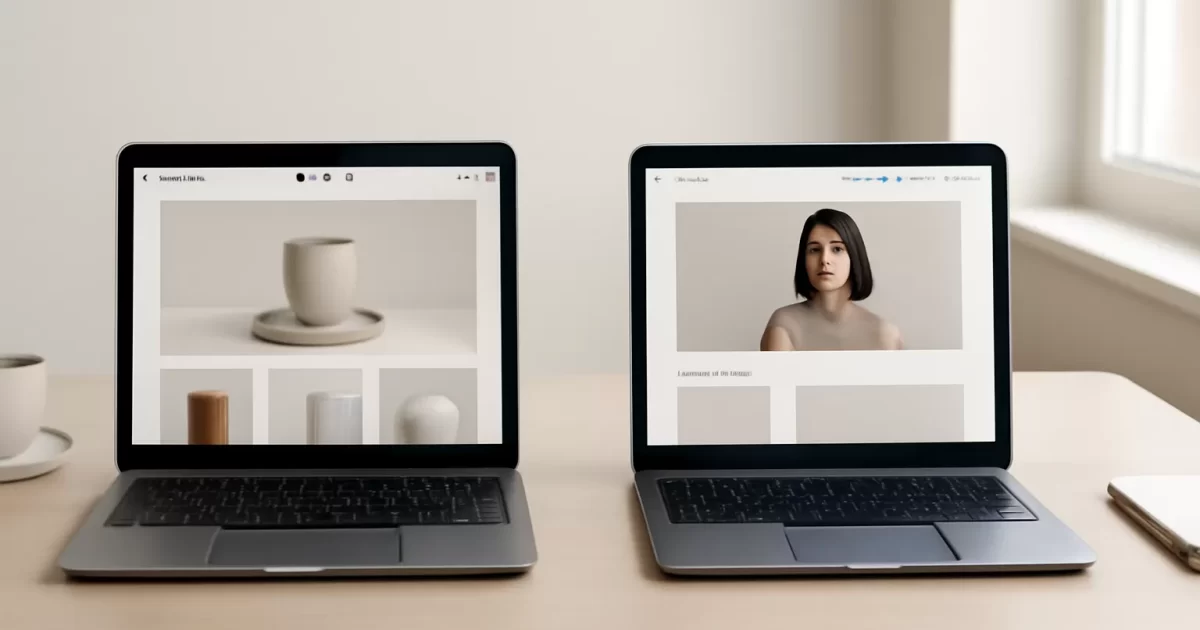 Sitio web empresarial vs. página web personal