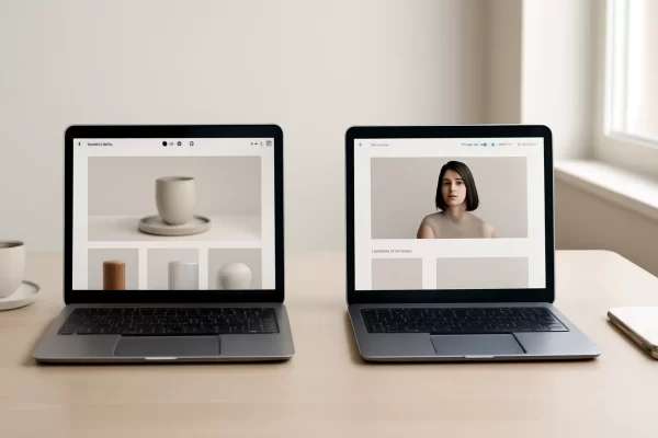 Sitio web empresarial vs. página web personal