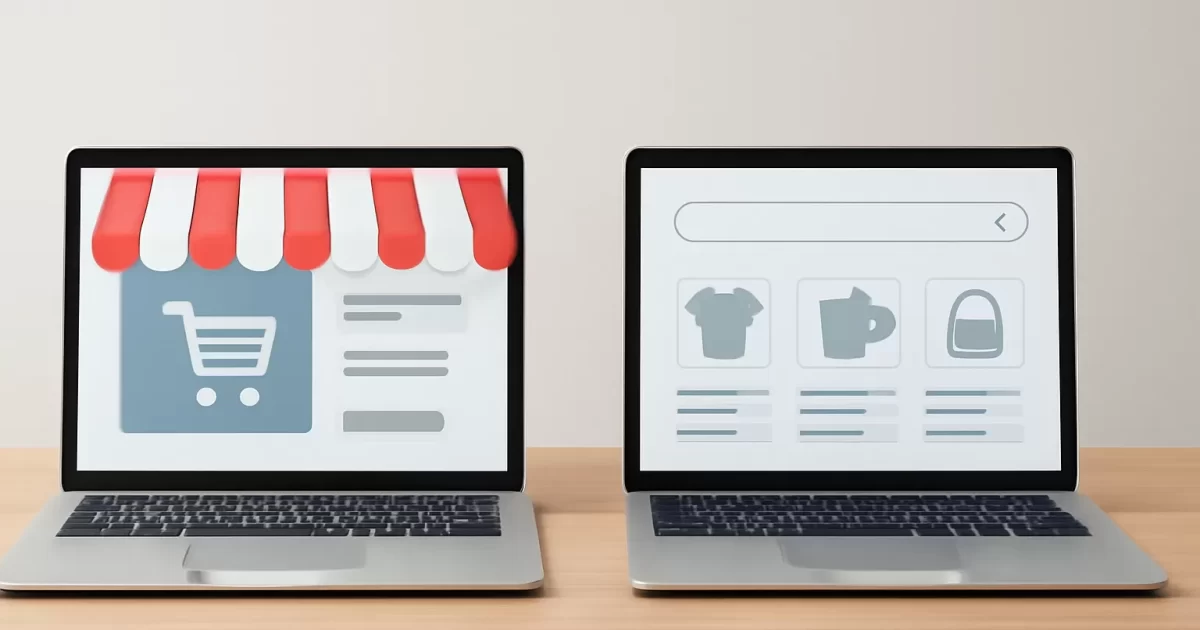 Tienda online vs marketplace: diferencias para vender por internet