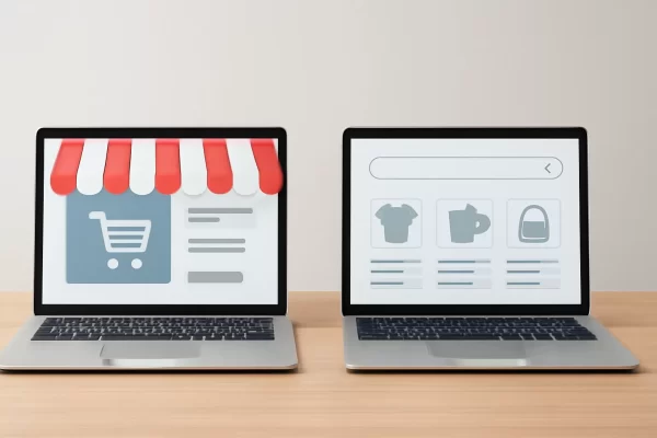Tienda online vs marketplace: diferencias para vender por internet